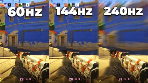 60hz Vs 144hz Vs 240hz Veja A DiferenÇa No Cs2 Youtube