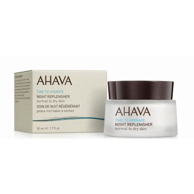 Time To Hydrate Night Replenisher Ahava Dr Kinamasis Naktinis Veido Kremas