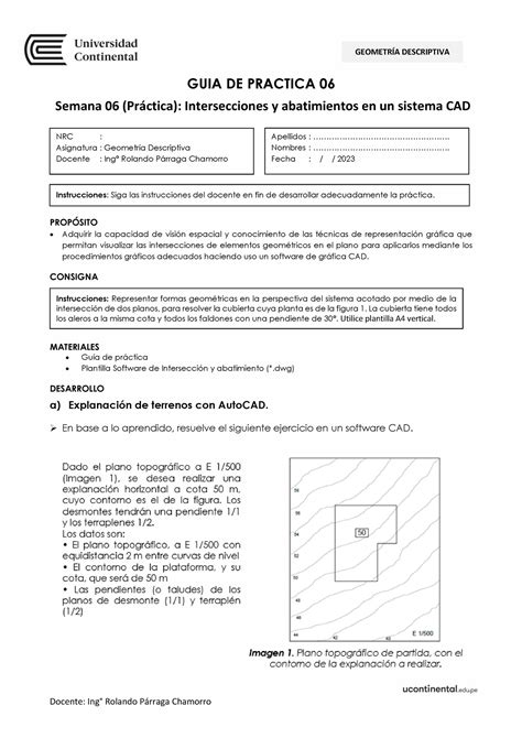 Semana Practica Material De Estudio Guia De Practica