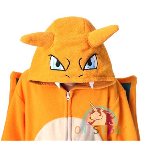 Kids Charizard Costume Onesie Holiday Easy Cosplay Costumes For Child