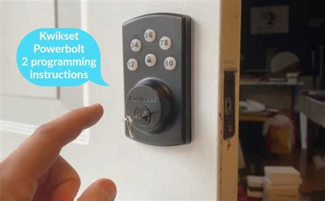 Kwikset Powerbolt 2 Programming Instructions Smart Locker