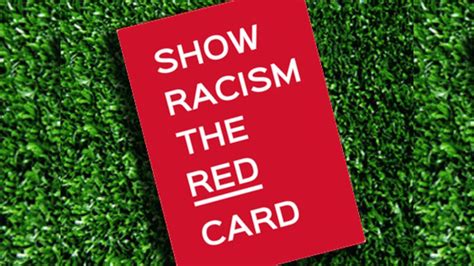 Show Racism The Red Card Support Continues Rcfc