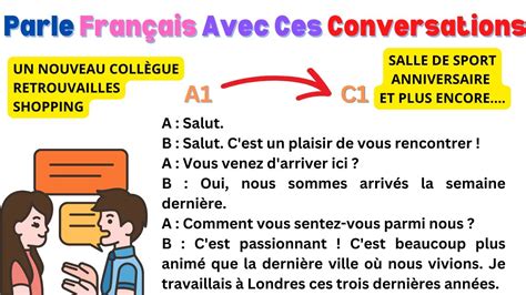 Apprends Parler Fran Ais Avec Des Conversations Et Dialogues Du