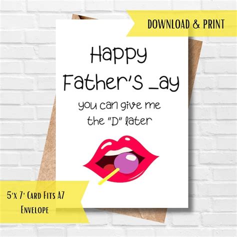 Naughty Dad Card Etsy