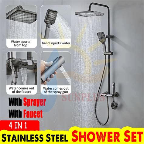Original In Shower Set Stainless Steel Hot And Cold Shower Set Shower With Faucet With