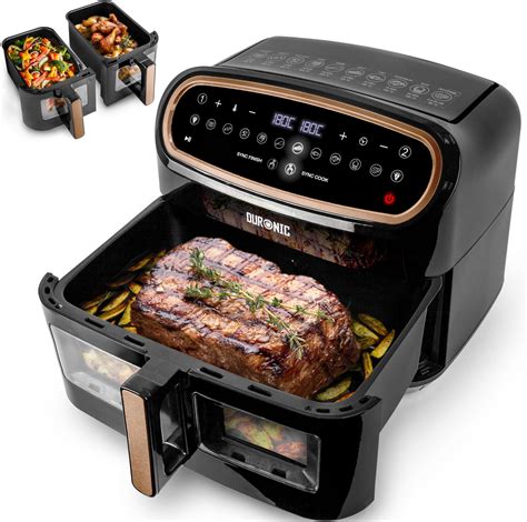 Tower T17131 Vortx 5 In 1 Air Fryer And Grill With Crisper 5 6l 1700w Black Uk