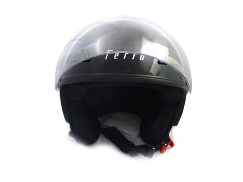 KASK FERRO 809L Z SZYBĄ BEZ SZCZĘKI CZARNY XL Sklep Motocyklowy i