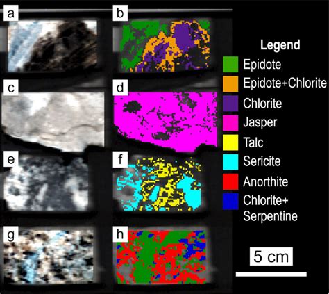 SWIR Images Obtained Through Hyperspectral Imaging Of Rock Samples A