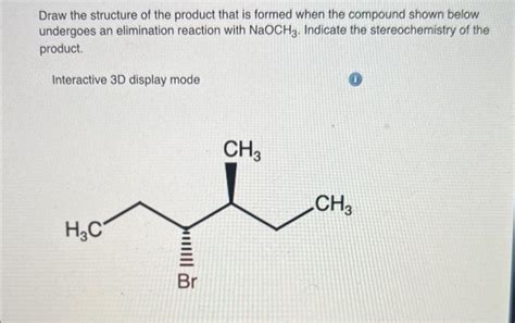 Solved Draw The Structure Of The Product That Is Formed When Chegg