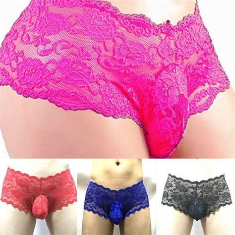Slips Boxer Lingerie Pochette Culotte Homme Sous Vêtements Sexy Slips En eBay
