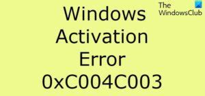 C Mo Solucionar El Error De Activaci N Xc C En Windows