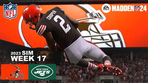 Madden Cleveland Browns Vs New York Jets Week Full Simulation