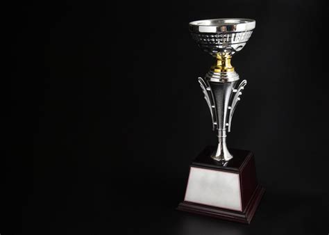 Trophy award on black background 2902028 Stock Photo at Vecteezy