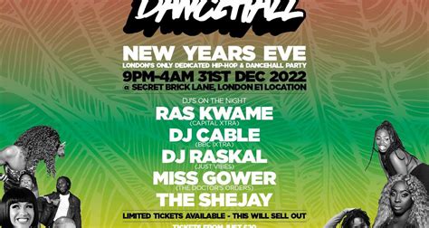 Hip Hop Vs Dancehall NYE At Ninety One Living Room London