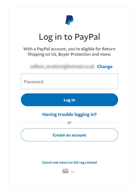 How To Add Paypal 123 Reg Support