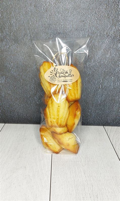 Sachet De Madeleines Nature Coeurdechouquette