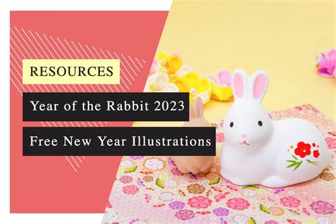 Year Of The Rabbit 2023 Freebies Download 3 Types Of Free New Year