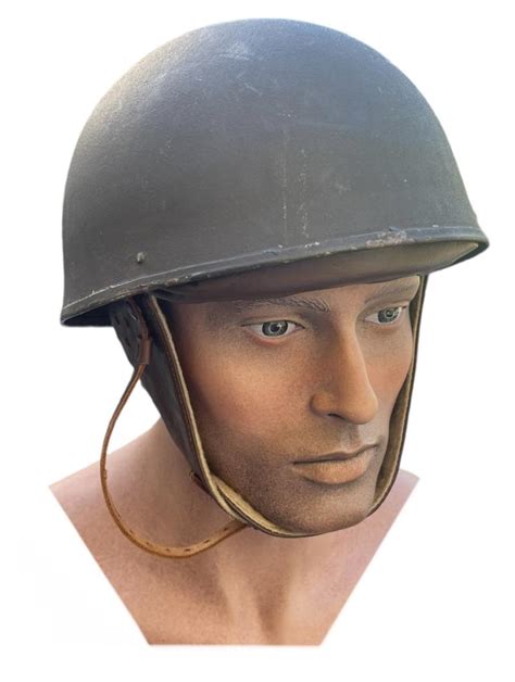 Imcs Militaria British Ww2 Motercyclist Helmet Big Size