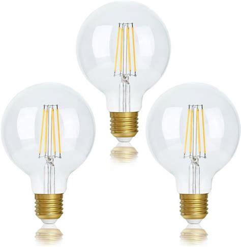 Dimmable Ampoule Led E Blanc Chaud G Retro Led Filament Ampoule E