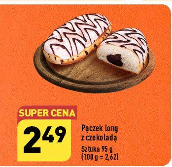 Pączek long z nadzieniem czekoladowo orzechowym cena promocje