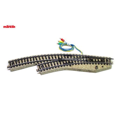 Marklin M Rail H0 5140 Elektrische Boogwissel Links Modeltreinshop