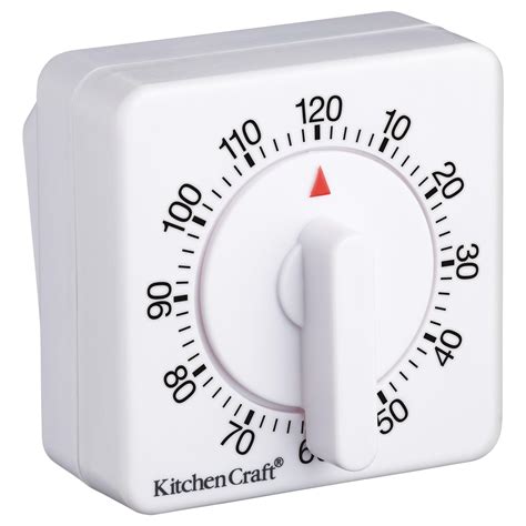 KitchenCraft Wind-Up Mechanical 1-Hour Kitchen Timer: Amazon.co.uk ... 