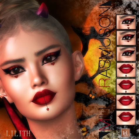 Second Life Marketplace Hud Mrm Demo Lilitheyes Makeup For Lelutka