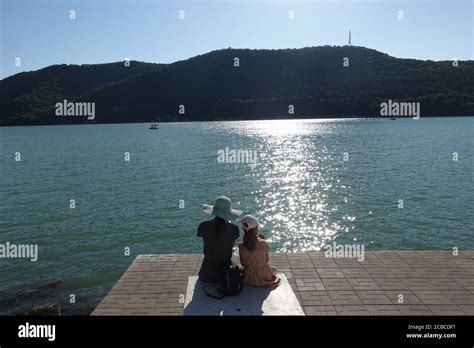 Lake Abrau, Abrau-Durso krasnodar krai Stock Photo - Alamy