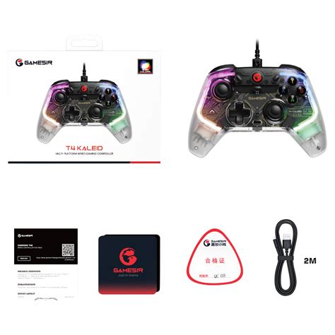 Buy GameSir T4 Kaleid Transparent RGB Gaming Controller GAMESIR T4K