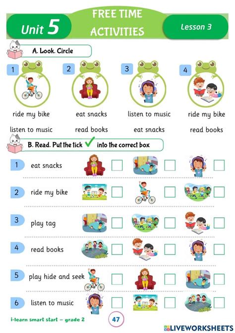 Unit 5 Smart Start 2 Worksheet 2nd Grade Worksheets Free Time