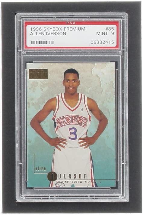 Allen Iverson Skybox Premium Rc Psa Pristine Auction