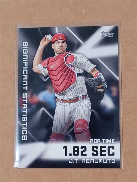 Topps Series Significant Stats Insert Ss J T Realmuto