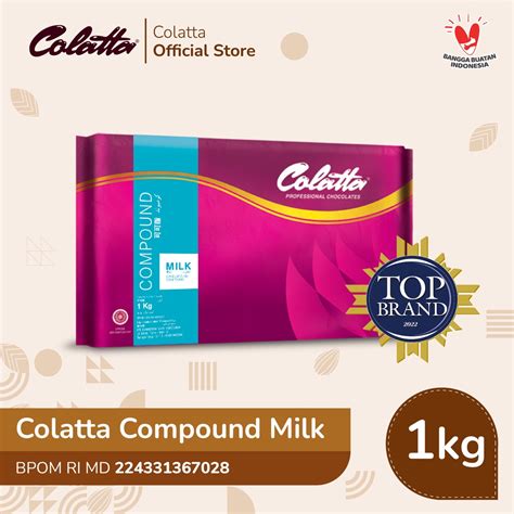 Jual Colatta Compound Chocolate Milk Coklat Susu Batang 1Kg Shopee