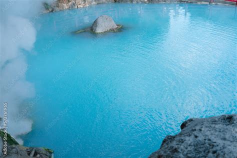 Kamado Jigoku Hot Springs In Beppu Oita Japan Stock Photo Adobe Stock