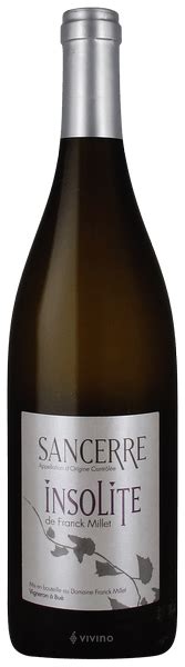 Domaine Franck Millet Cuv E Insolite Sancerre Blanc Vivino Us