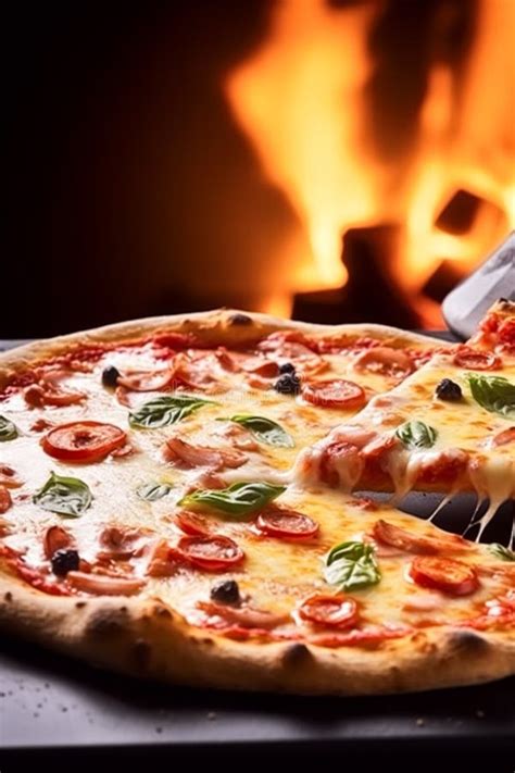 Pizza Capricciosa Homemade With Fire In The Oven Online Delivery From