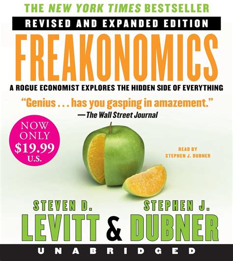 Freakonomics Rev Ed Low Price Cd A Rogue Economist Explores The Hidden