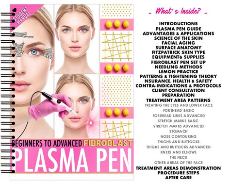 Fibroblast Plasma Pen Training Manual Learn Fibroblast Pen Etsy