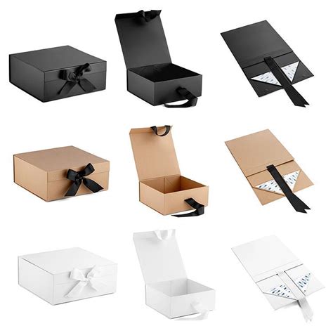 Luxury Black Book Shaped Rigid Cardboard Foldable T Box Custom Print Paper Clamshell Magnetic