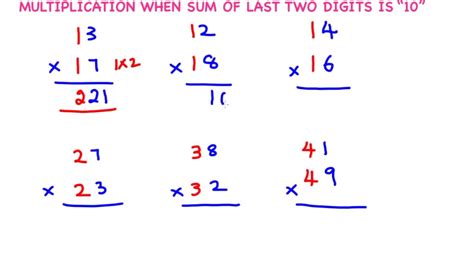 Multiply Two Two Digit Numbers