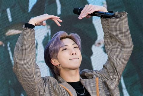 Bts S Rm Shows Love For His Labelmates Le Sserafim Newjeans Txt