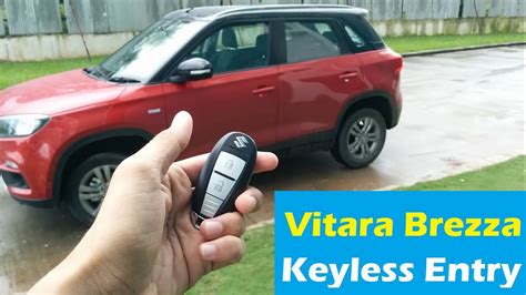 How To Use Keyless Entry Feature In Maruti Suzuki Vitara Brezza Smart