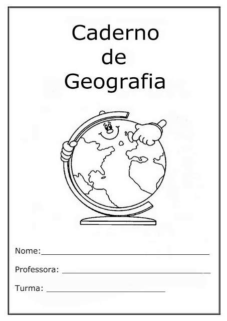 Educar X Capas Para Caderno De Geografia Capa De Caderno Geografia