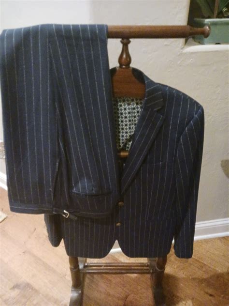 Indochino Indochino 100% Wool Pinstripe Slim Fit 2 button Suit | Grailed