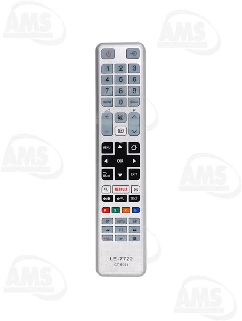 Controle Remoto TV Toshiba CT 8054 Netflix AMS ACESSÓRIOS