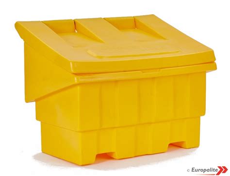 Grit Bin Yellow 14cuft 396ltr