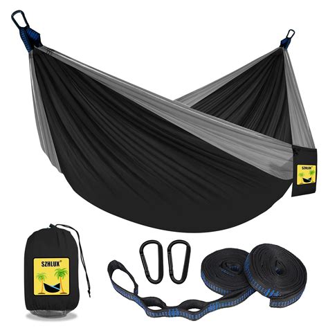 Szhlux Camping Hammock Double Single Portable Hammocks With Tree