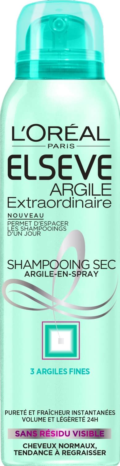 Argile En Spray Shampooing Sec Elsève Argile Extraordinaire Loréal