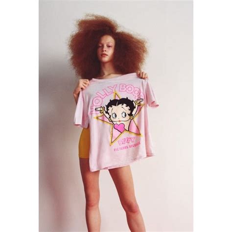 Jual Zara Betty Boop T Shirt 100 Original Shopee Indonesia