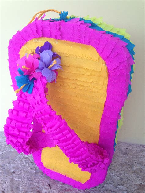 Hawaiian Piñata Chancla Piñata Pool Party Decorations Piñatas